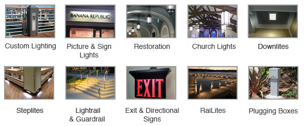 Cole Lighting product areas