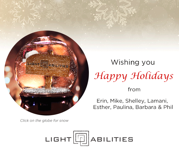 Wishing you Happy Holidays - from Erin, Mike, Shelley, Lamani, Esther, Paulina, Barbara and Phil