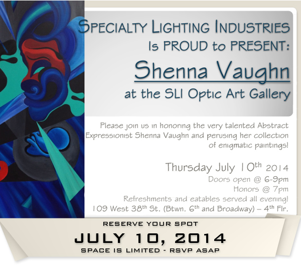 Presenting Shenna Vaughn at SLI Optic Art Gallery
